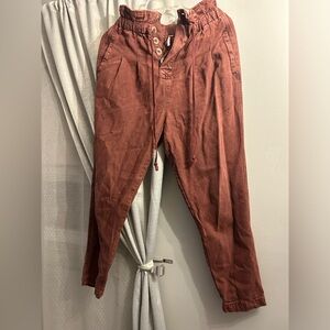 Free People khaki joggers